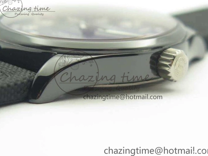 MIROTIME 0409 HighQuality Mark XVIII LAUREUS IW324703 Black Ceramic MKF Best Edition On Black Nylon Strap A 7218